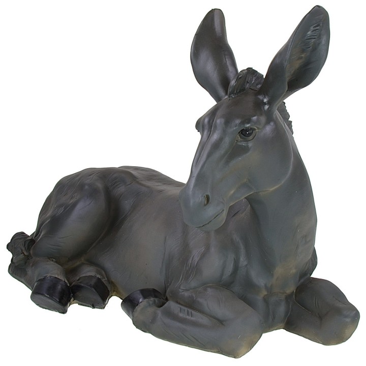 Asino seduto in resina per statue cm 50-60 h