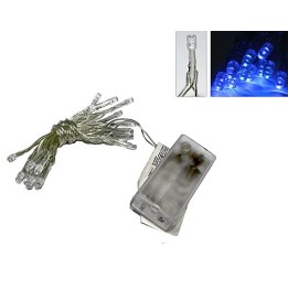 Collana 20 led blu a batteria - Cod. 