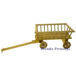 Cart in oriental wood 25 cm