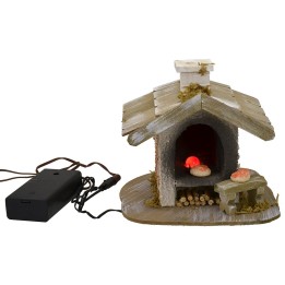 Forno per fornaio funzionante a batterie cm 12x13x11 h