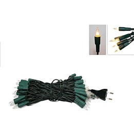 Cadena de 50 guisantes blancos lineales 220v.