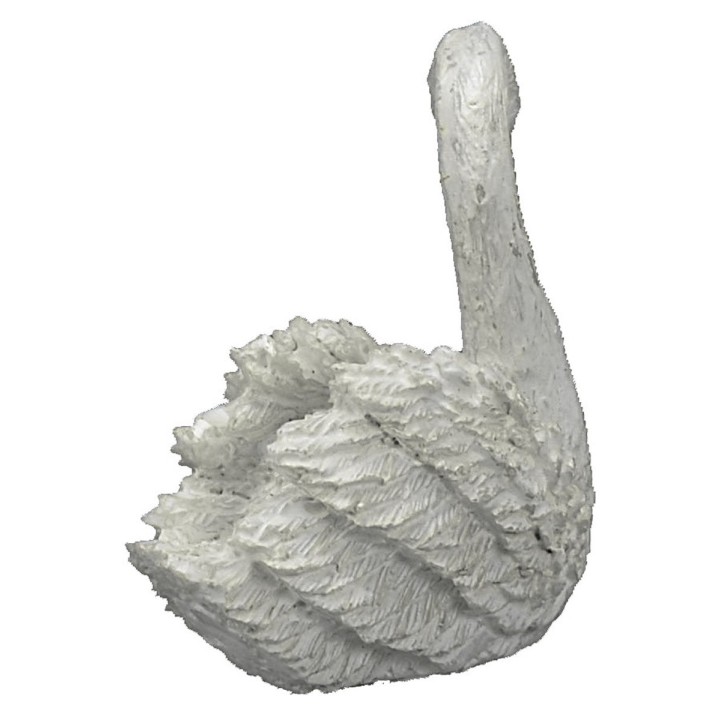 Swan in resin cm 5x5 h