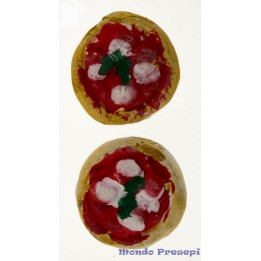 Juego de 2 pizzas de terracota de 2,5 cm
