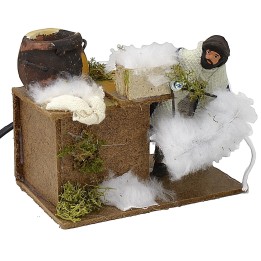 Moving wool worker 10 cm