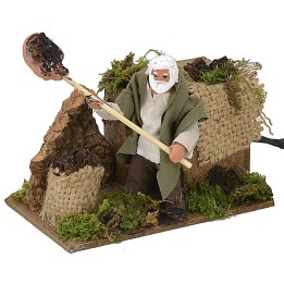 Moving charcoal burner 10 cm