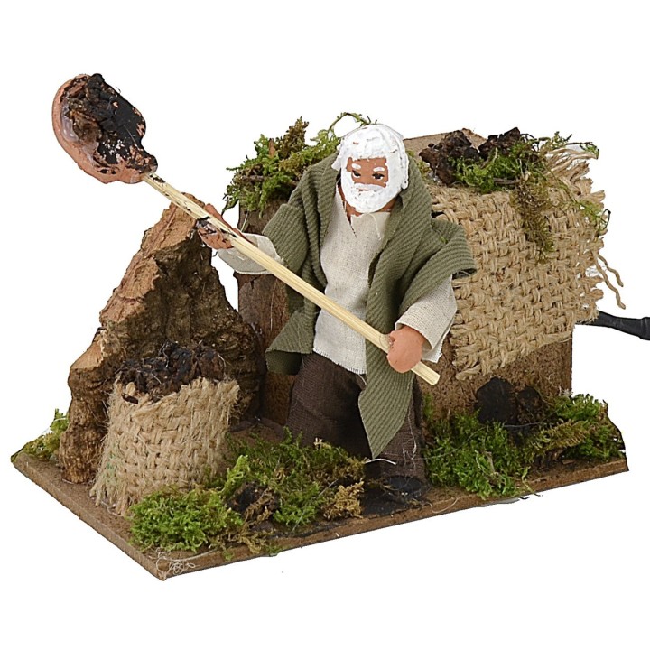 Moving charcoal burner 10 cm