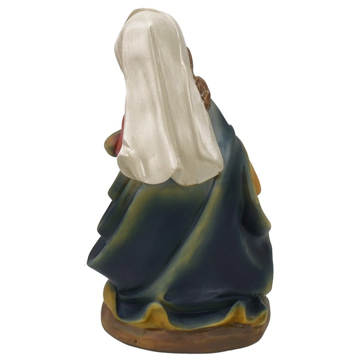 Natività con bambino seduto in resina serie 15 cm