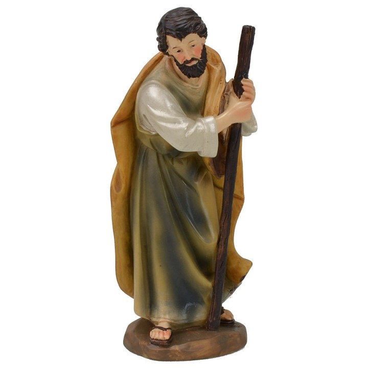 Natividad con niño sentado en resina serie 15 cm