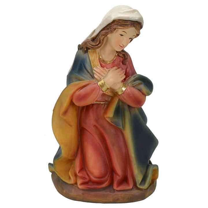 Natività con bambino seduto in resina serie 15 cm