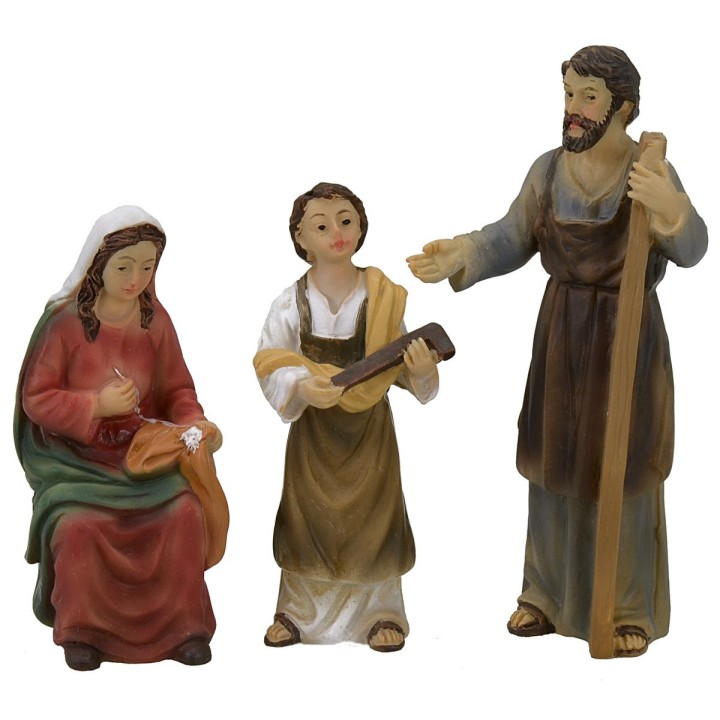 Famiglia di Nazareth cm 9 Statue Pasquali