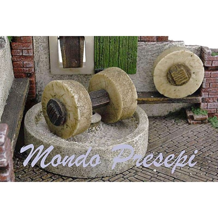 Scena con macina in movimento