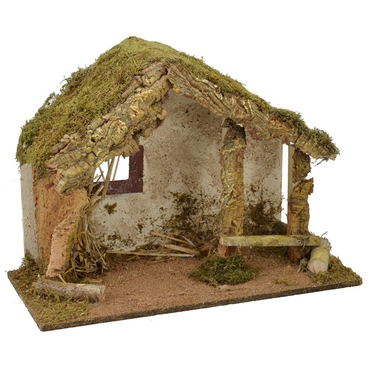 Capanna per presepe cm 50x24x36 h