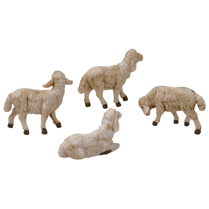 4 ovejas para estatuas de 12 cm