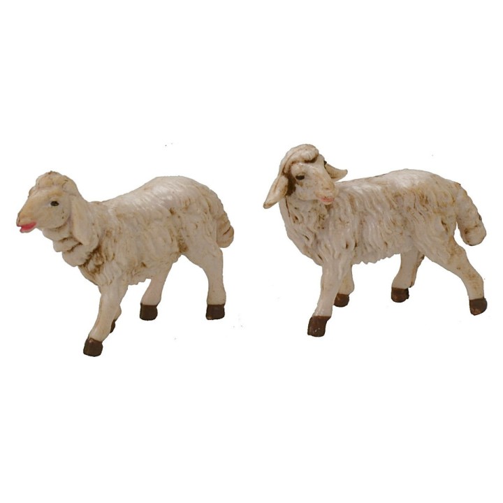 Set 4 pecore per statue 12 cm