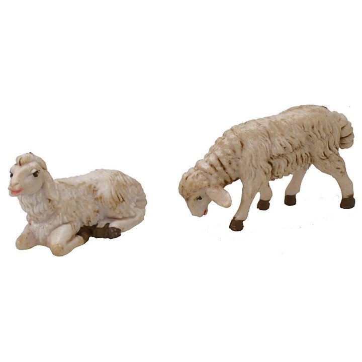 Set 4 pecore per statue 12 cm