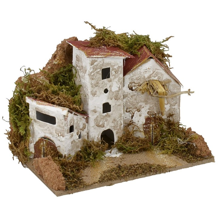 Group of small houses for the crib cm 15x10,5x10 h