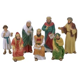 Jesus and the priests of the temple cm 9 Easter statues