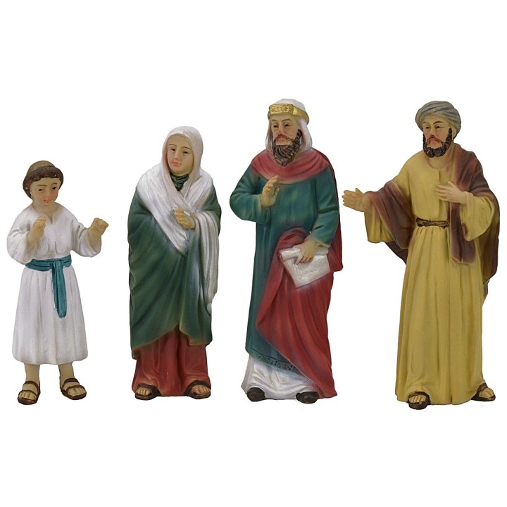 Jesús y los sacerdotes del templo cm 9 Estatuas Pascuales