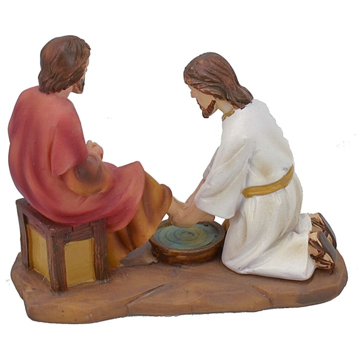 Foot washing 9 cm Easter statues