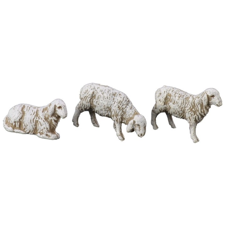 Set of 12 sheep for statues cm 6 Landi Moranduzzo