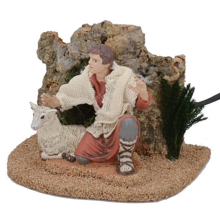 Shepherd and sheep series 15 cm Oliver in motion