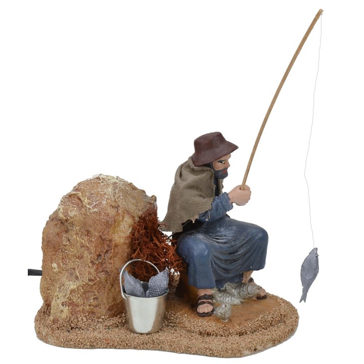 Pescador serie 15 cm Oliver en movimiento