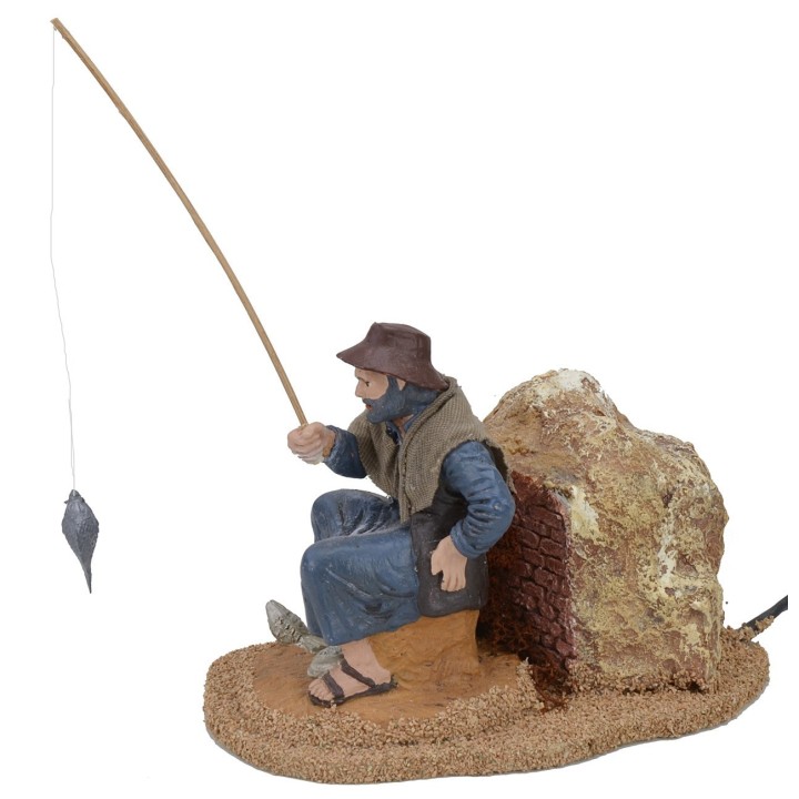 Pescatore serie 15 cm Oliver in movimento