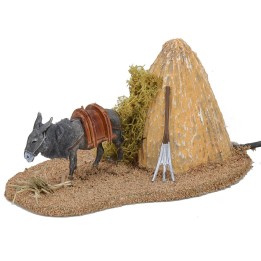 Asino in movimento serie 10 cm Landi Moranduzzo