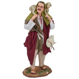 Pastor con cordero en hombros 30 cm Pigini