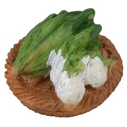 Cestino con verdura in resina ø 3 cm