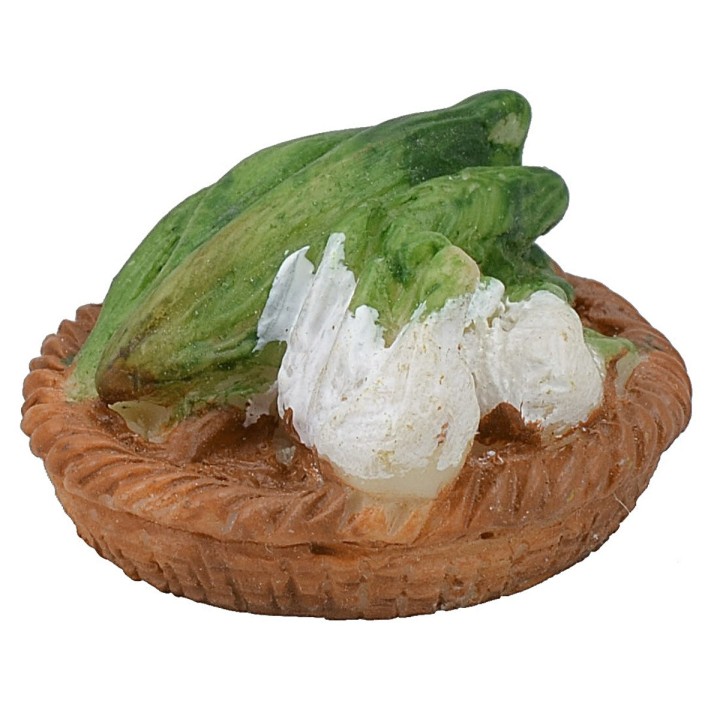 Cestino con verdura in resina ø 3 cm