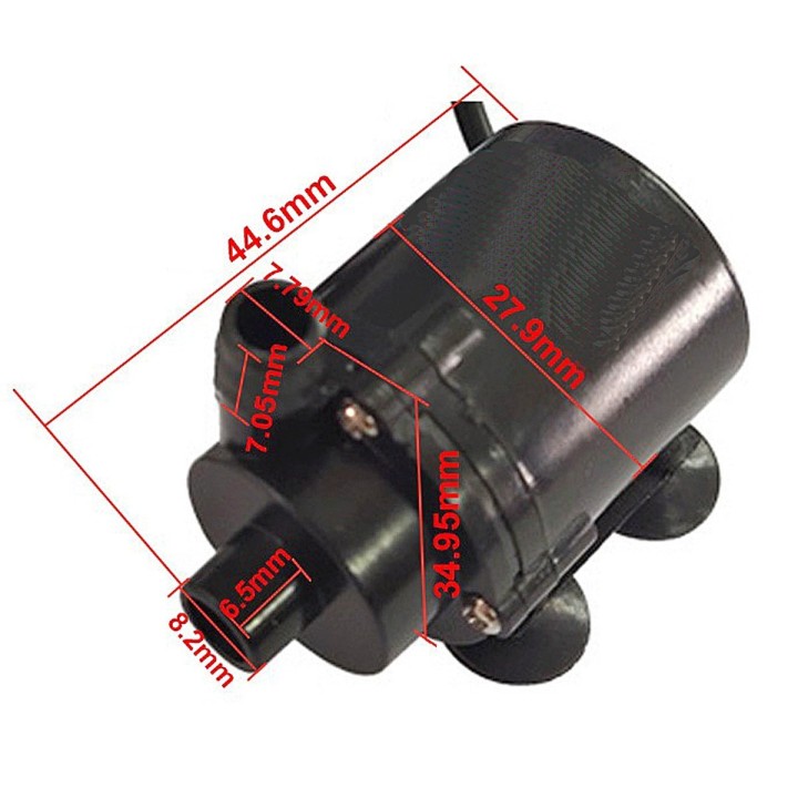 Bomba micro 12V DC con cable 150l/h - 110 cm de altura