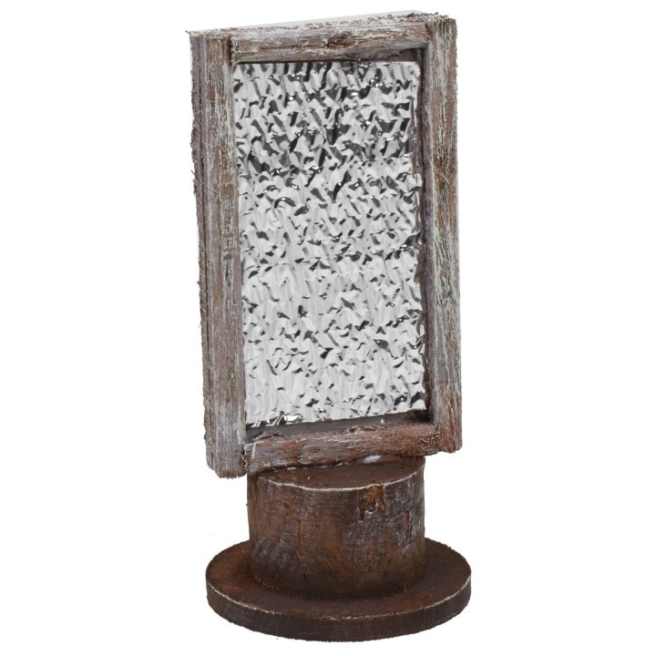 Specchiera cm ø 4,3x7,1 h per Presepe