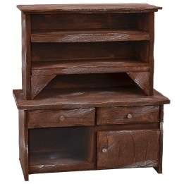 Aparador de madera envejecida cm 9x5x11 h