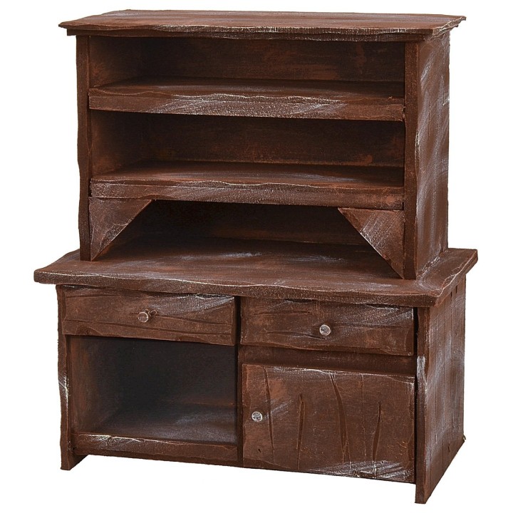 Sideboard in antiqued wood cm 25x14x30 h