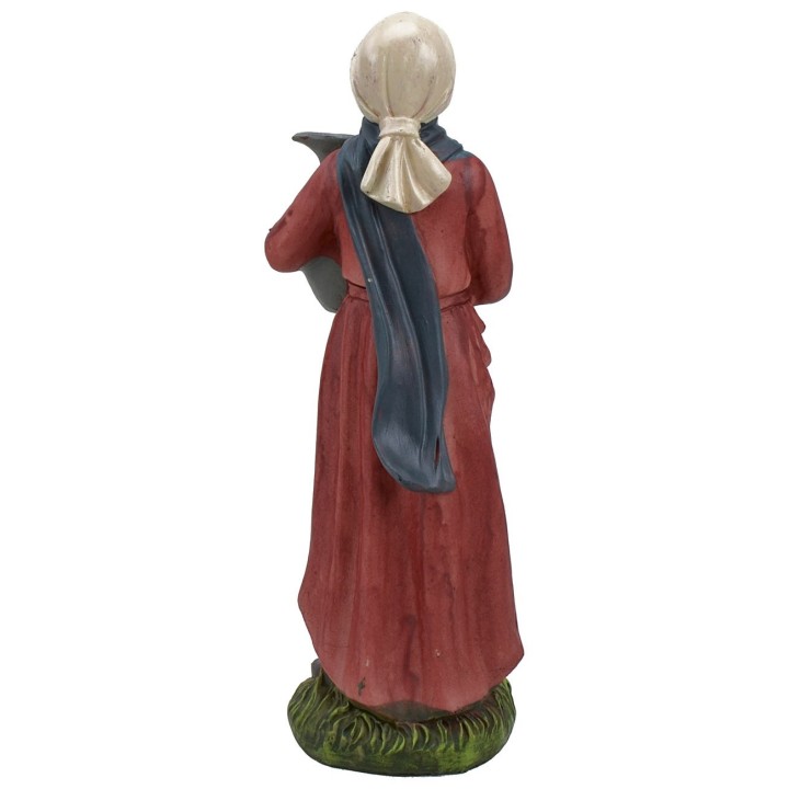 Donna con brocca in resina serie 40 cm