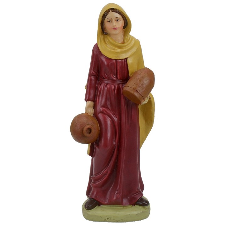 Donna palestinese con anfore in resina 30 cm