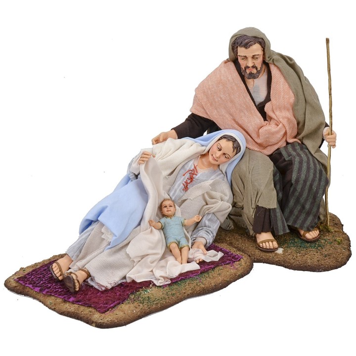 Natividad Virgen María y San José 30 cm Pigini