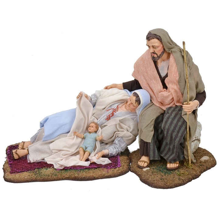 Natividad Virgen María y San José 30 cm Pigini
