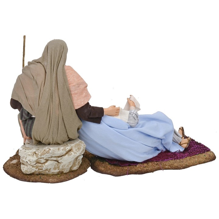 Natividad Virgen María y San José 30 cm Pigini