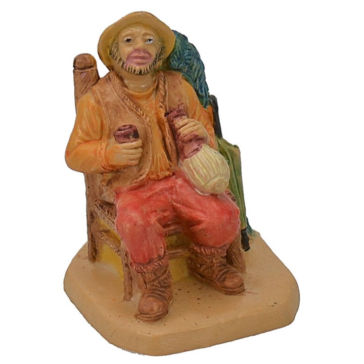 Bebedor sentado serie 8 cm