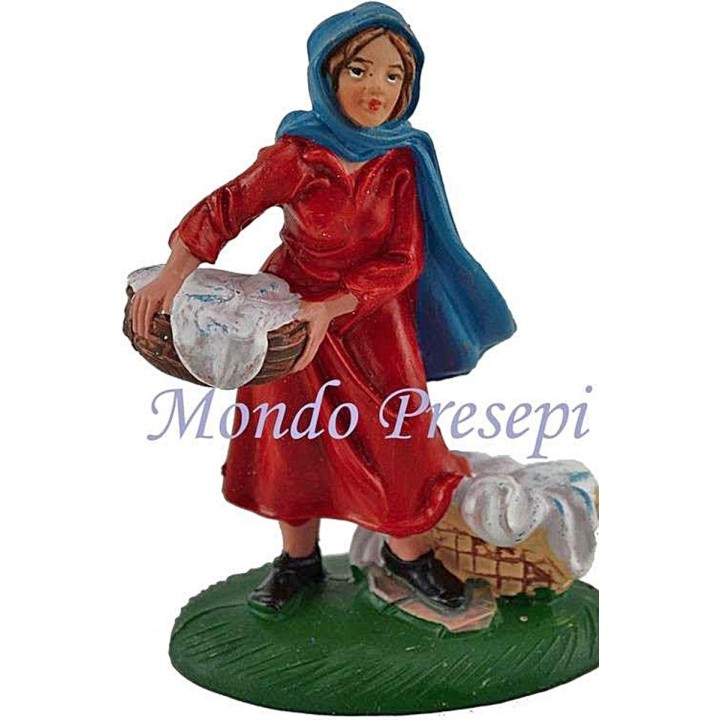 Cm 8 Woman with a cloth in pvc