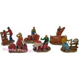 Set 6 artigiani cm 7 - Cod. 