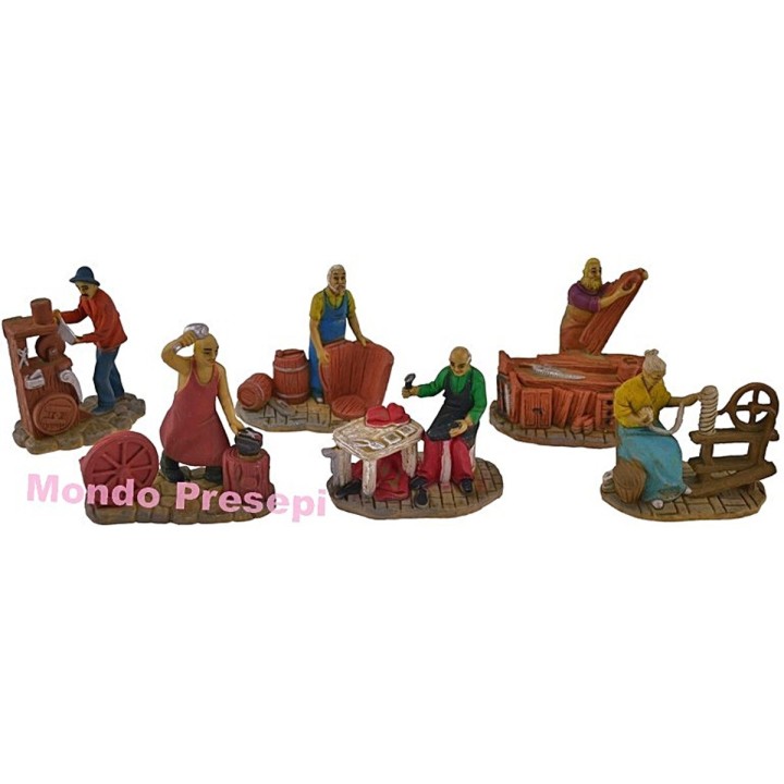 Set of 6 masters 7 cm Art. 