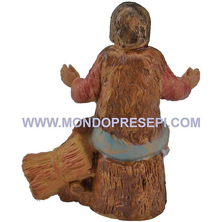 Boscaiolo seduto 10 cm Euromarchi