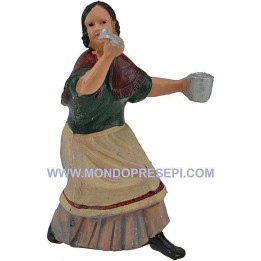 Donna che mangia 10 cm Euromarchi