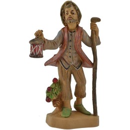12 Cm Pastore con lanterna lux