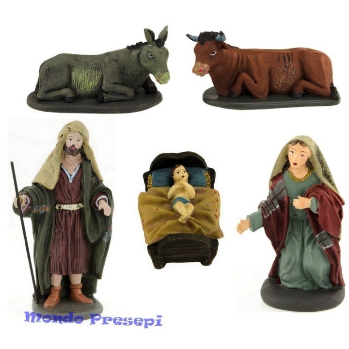 Natividad de 10 cm en Marmolina