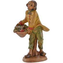 Uomo con cesto di verdure 15-16 cm Euromarchi