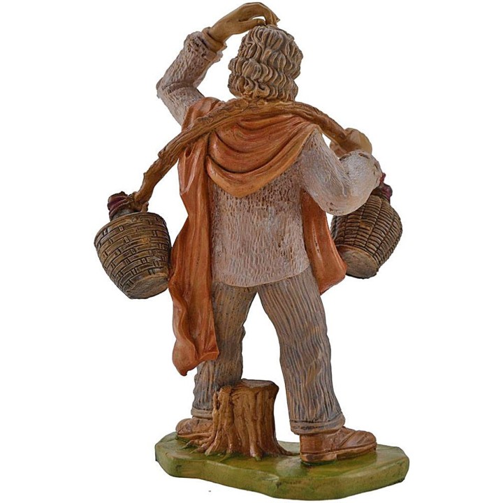 Hombre con garrafones en los hombros 20 cm Euromarchi